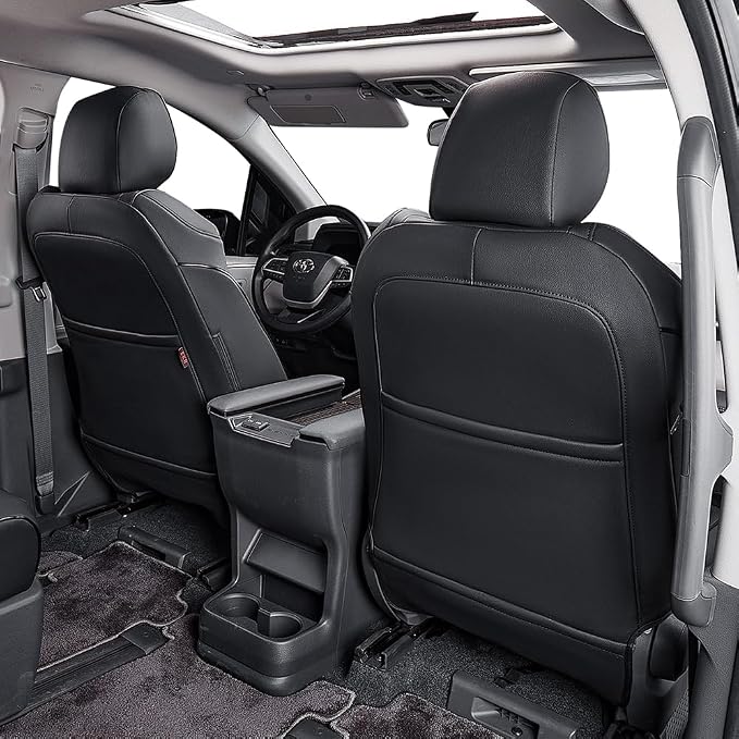 EKR Sienna Seat Covers for 2011-2020 Toyota Sienna XLE, Limited Premium - Image 3