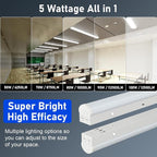 8FT LED Linear Strip Light, Super Bright 8 Foot LED Shop Lights 100W 90W 80W - Image 3