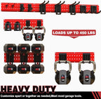Garage Tool Organizer Wall Mount 49.5inch - Image 3
