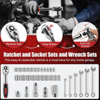 Sundpey 132-PCs Car Tool Kit - Image 3