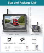 Wireless Backup Camera for RV, Wireless Reverse Camera 12V-36V for - Image 7
