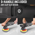 6" Dual Action Buffer Polisher, 1200w polisher, 6 Variable Speed Car Buffer - Image 7