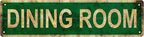 DINING ROOM Non-Embossed Vintage Metal Tin Street Sign Bar Cafe Garage Cave by Unknown