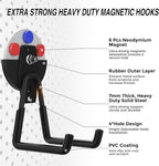 Heavy Duty Storage Magnetic Utility Hooks Large Garage Strong Extra Magnet - Image 3
