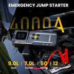 Jump Starter with Air Compressor, 4000A Jump Starter Battery Pack with 150PSI - Image 2
