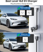 2025 Upgraded Level 1&2 Portable EV Charger, 16Amp Adjustable Current & Timer - Image 4