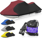 Trailerable Jet Ski Cover, Waterproof Marine Grade 600D Heavy Duty Polyester by JETPROTorchLighter
