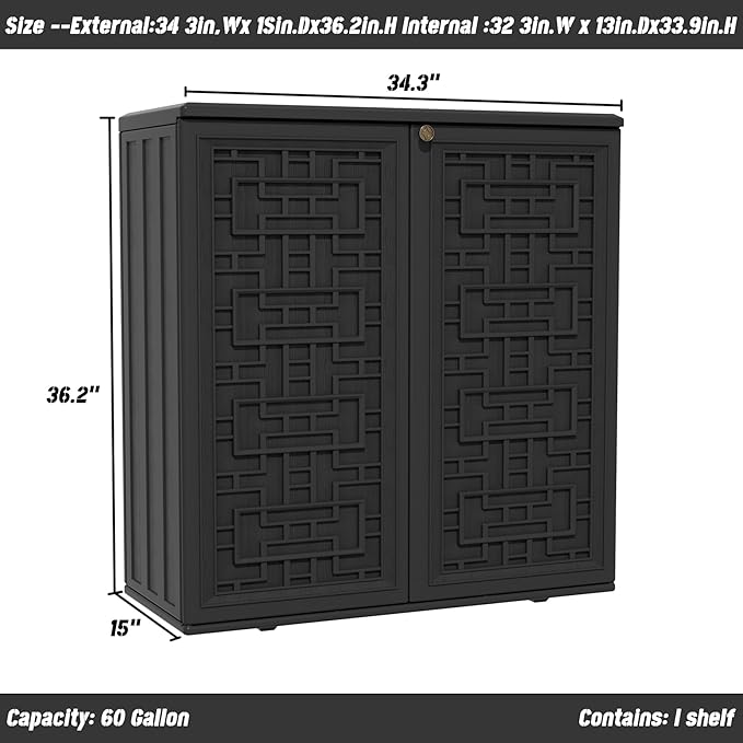 Outdoor Storage Cabinet Waterproof - Image 3