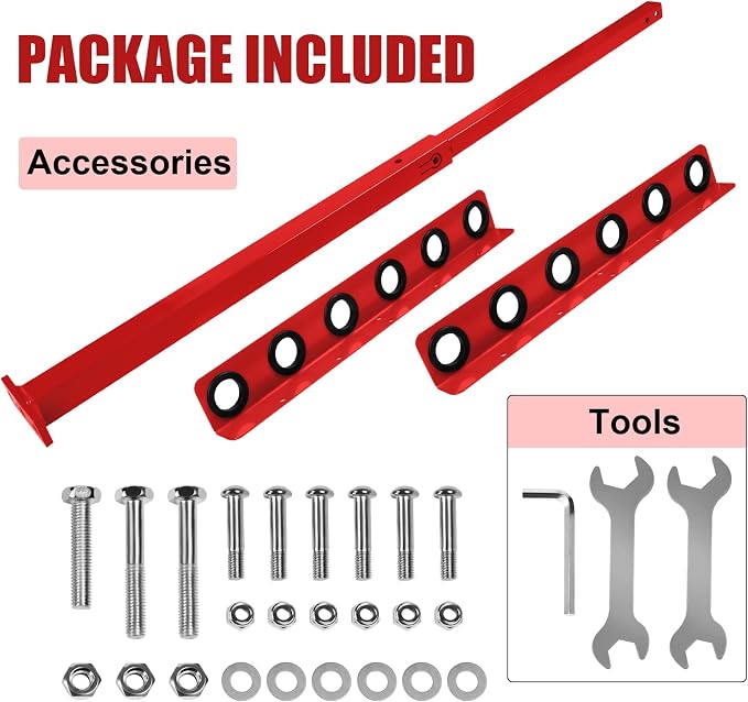 Vertical Hand Rack for Enclosed Landscaping Truck Trailer Garage or Shed Walls - Image 7