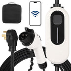 Level 2 EV Charger, 40A 240V Voltage, NEMA 14-50 Plug, 25ft Cable, Adjustable by GarveeTech