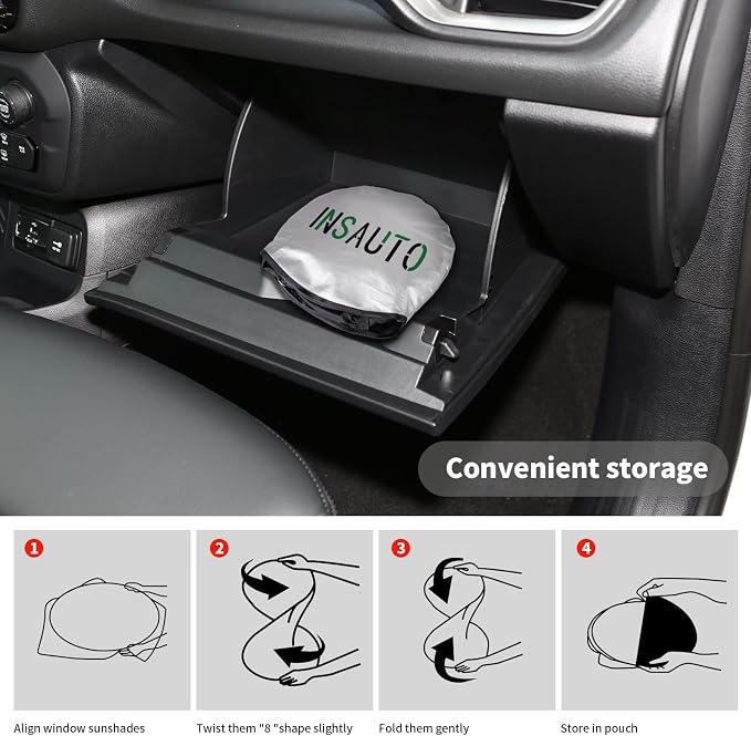 INSAUTO for Highlander Car Windshield Cover Windshield Sun Shade for Toyota - Image 6