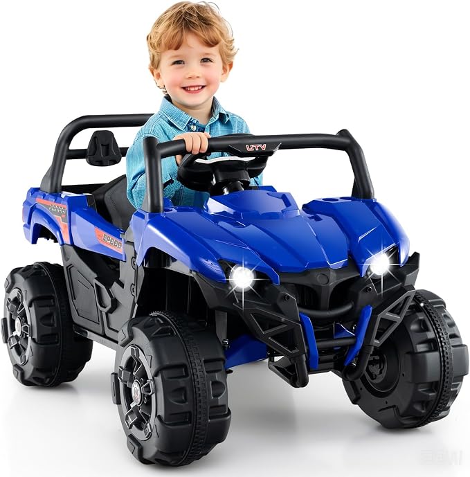 OLAKIDS 12V Ride on Car UTV, Battery Powered Off-Road Kids Electric Vehicles - Image 9