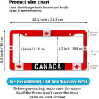 License Plate Covers Red - Image 2