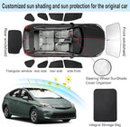 TINGLU Window Shades for Toyota Prius Hatchback 2010-2015 Accessories Full - Image 3