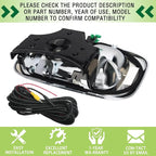 Backup Camera Tailgate Handle Rear View Camera Liftgate Latch Handle Chrome - Image 7