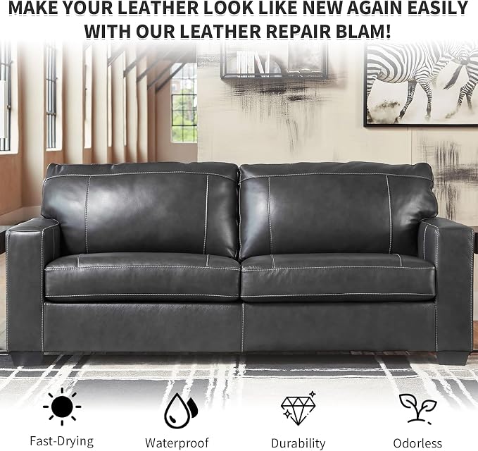 Dark Gray Leather Recoloring Balm - Image 7