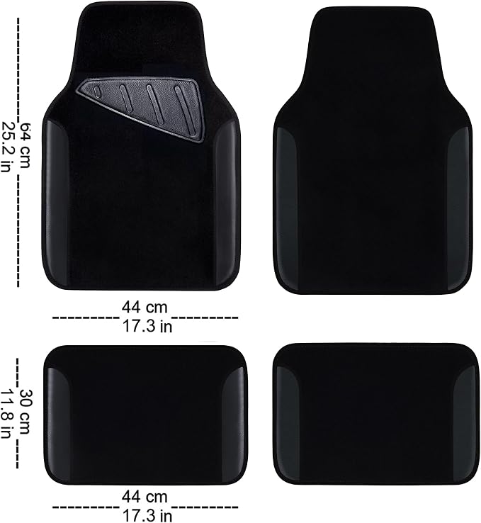 CAR PASS 3D Air Mesh Car Seat Covers Full Sets w/5mm Sponge, Steering Wheel - Image 4