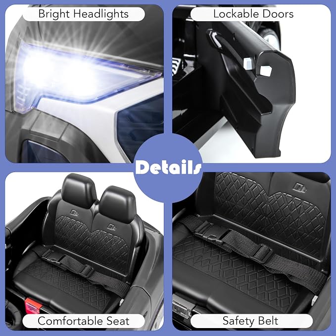 Licensed Audi SQ8 Ride on Car by OLAKIDS, 12V Kids Electric Vehicle - Image 8