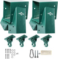 Heavy Duty Swing Sets Brackets Including 2 Green A-Frame Swing Set Brackets and by ABUSA