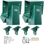 Heavy Duty Swing Sets Brackets Including 2 Green A-Frame Swing Set Brackets and by ABUSA