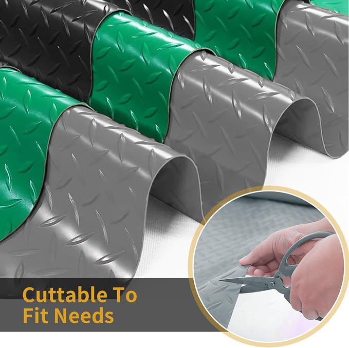 Premium Garage Floor Mat, Commercial Grade Heavy Duty Parking Mat - Image 5