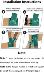 Heavy Duty Swing Sets Brackets Including 2 A-Frame Swing Set Brackets and 4 - Image 4
