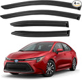 Window Visors Rain Guards Shield by YQAUTEC