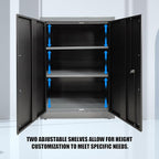 JZD Garage Storage Workbench Set, Metal Industrial Strength Tool Storage System - Image 9
