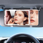Car Sun Visor Vanity Mirror, Dimmable Touch Screen Makeup Mirrors - Image 7
