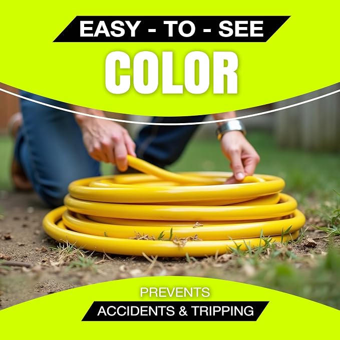 25ft Outdoor/Indoor Extension Cord 14/3 Gauge Heavy Duty 3 Prong SJTW, - Image 5