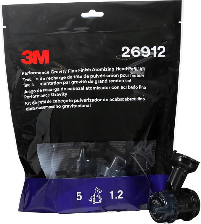 3M Performance Gravity Fine Finish Atomizing Head 26912, - Image 3