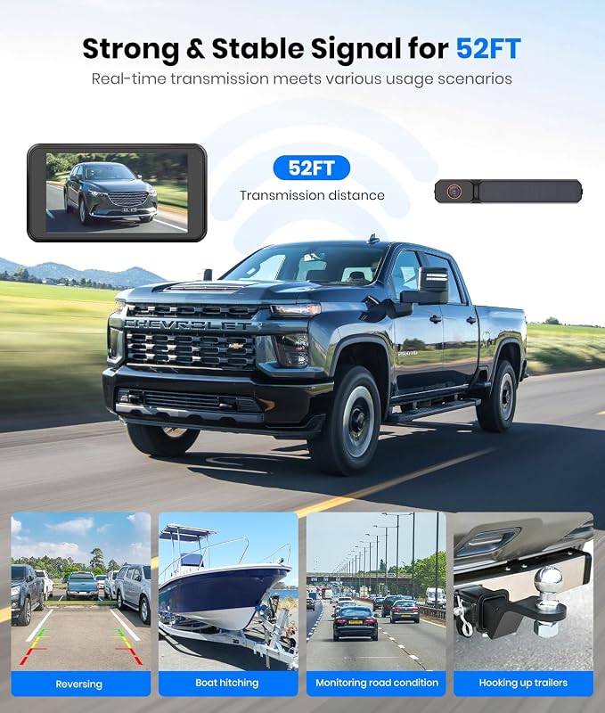 AUTO-VOX Solar Wireless Backup Camera - Image 6