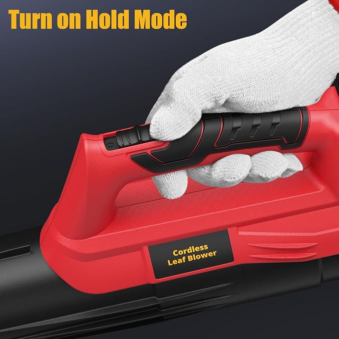 Cordless Leaf Blower for Milwaukee 18V Battery, 450CPM Electric Leaf Blower - Image 5