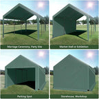 10x20ft Heavy Duty Carport - Image 4