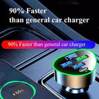 Multi Port USB C Car Phone Charger Adapter 4 in 1 - Image 3
