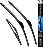3 Wiper Blades, Front Wiper + Rear Wiper Blades by PEJIDDASWIPERBLADES