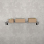 14" x 60" Chrome Wire Wall Mount Shelf - Image 2