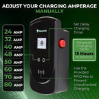 PRIMECOM 80 Amp 22KW 220Volt Level-2 18ft to 50ft Cord Lengths 20X Fast Smart - Image 5