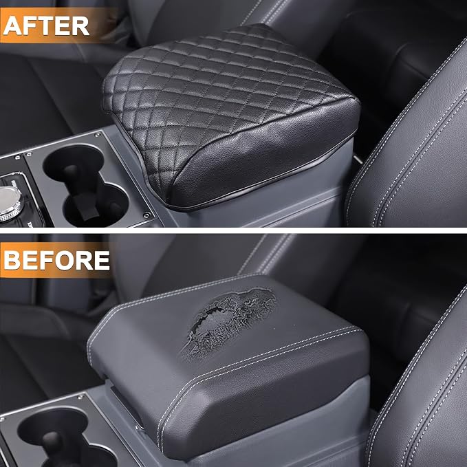 Car Armrest Box Cover Protector Compatible - Image 2