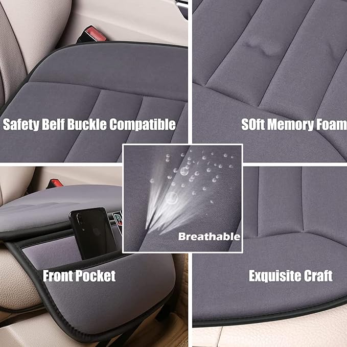 Big Ant Car Seat Cushion Pad Memory Foam Seat Cushion, Pain Relief Memory Foam - Image 3