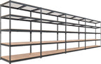HOMEDANT 5 Tier Laminated Boltless Heavy Duty Garage Storage Adjustable Wide by TheBestOrganizingSolution