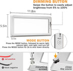 8 Pack RV Lights Interior, 3 Color RV LED Super Bright Fixture, 12V RV Ceiling - Image 3