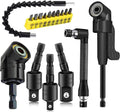 17Pcs Flexible Drill Bit Extension, Include 3Pcs Rotatable Socket Adapter 2Pcs by CIGOTU