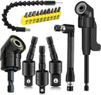 17Pcs Flexible Drill Bit Extension, Include 3Pcs Rotatable Socket Adapter 2Pcs by CIGOTU