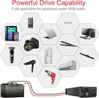 Xijia 3000W Pure Sine Wave Power Inverter DC24V to 110V 120V ac Converter 60HZ - Image 6