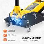 VEVOR Low Profile Floor Jack 2 Ton, Heavy Duty Aluminum Hydraulic Racing Floor - Image 4