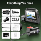 GEARit 3-Channel Dash Cam - Image 8