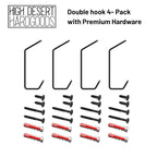 Wall Hooks Double Hook 4-Pack - Image 5