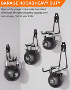QcoQce 13 Pack Garage Hooks Heavy Duty - Image 3