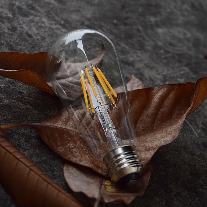 LED Edison Bulb 4W, Antique 40W Vintage Edison Bulb, E26 Light Bulb Non - Image 5